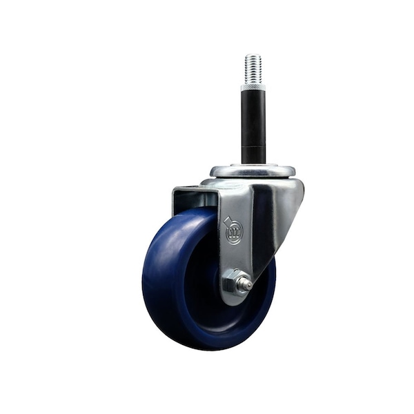 3.5'' Solid Poly Wheel Swivel 3/4'' Expanding Stem Caster